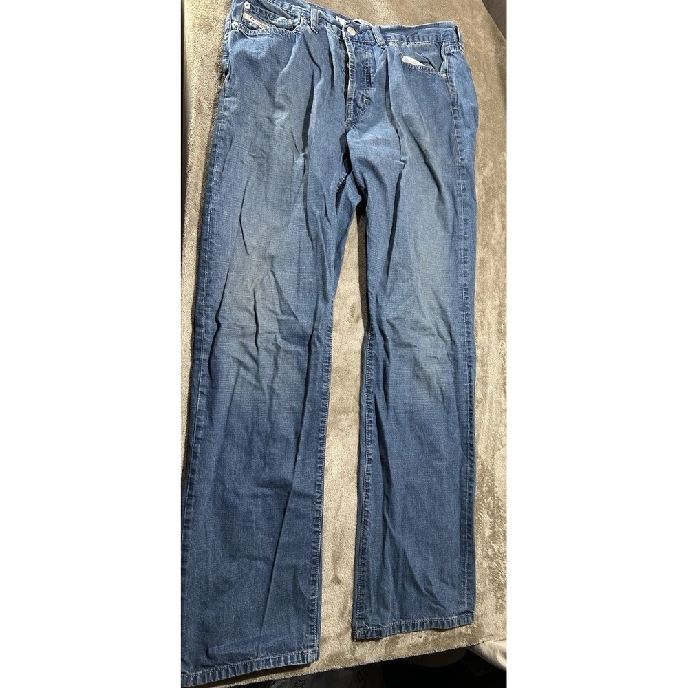 Vintage Y2K Diesel Kulter Mens Jeans 33x34 Medium Wash Button Fly Italy